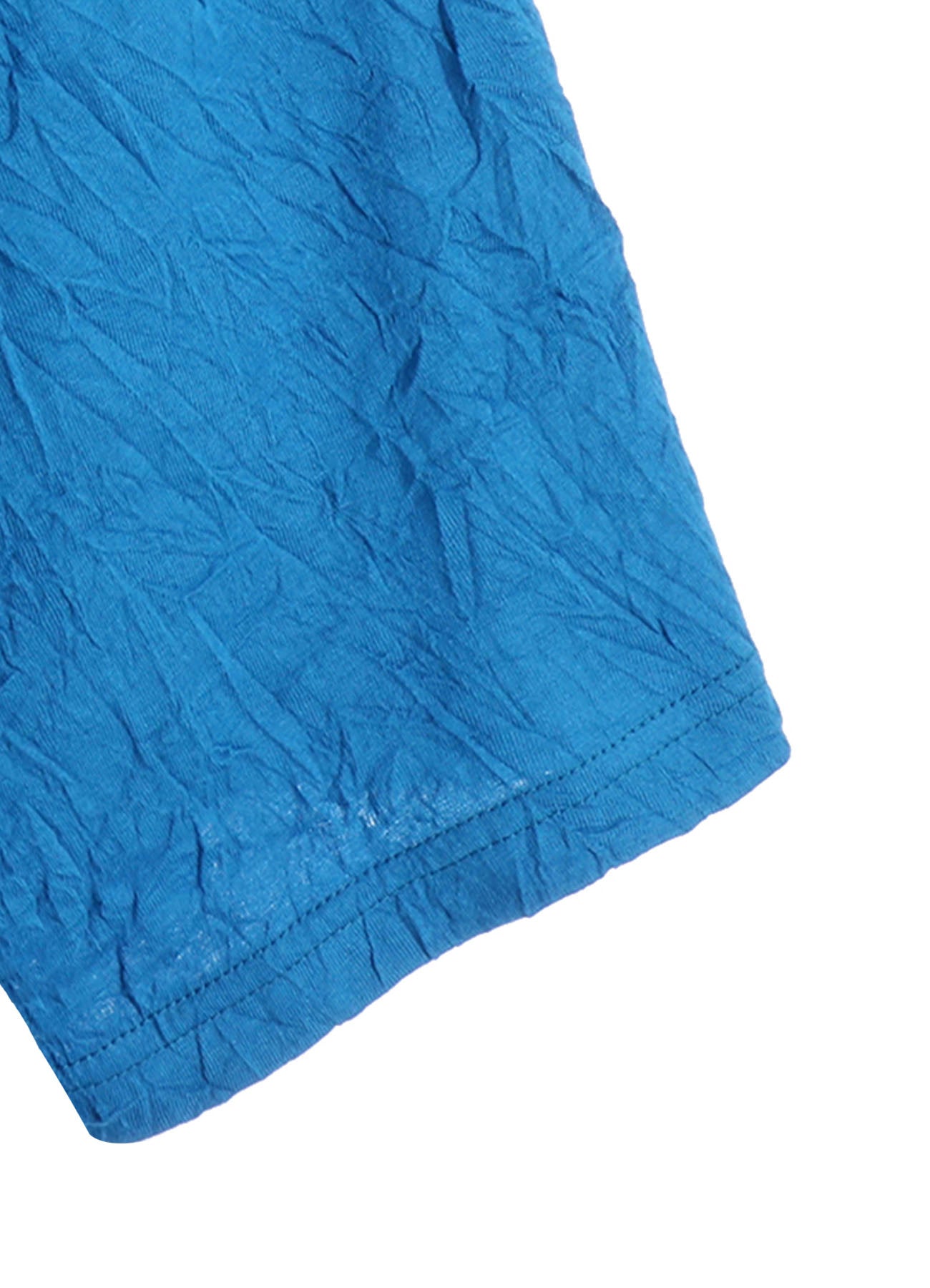 Round Neck Jumbo Short Sleeve T-Shirt with Washer Hem - Casual Comfort Wear for Everyday Outfits & Summer Fashion