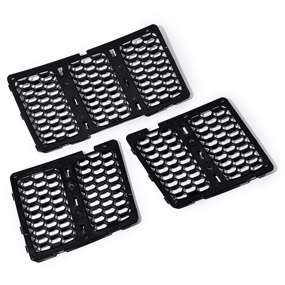 Astra Depot 7PCS Black Honeycomb Mesh Grill Insert for 2014-2016 Jeep Grand Cherokee - Front Bumper Replacement & Off-Road Style Upgrade | Perfect for Customization & Off-Road Adventures