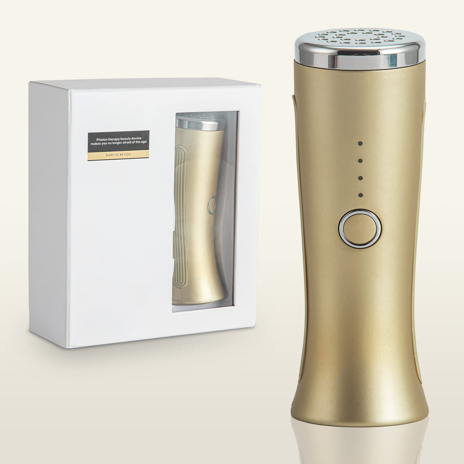 Red Light Therapy Device for Face & Neck - Anti Aging & Wrinkle Reduction - for Home Beauty Care