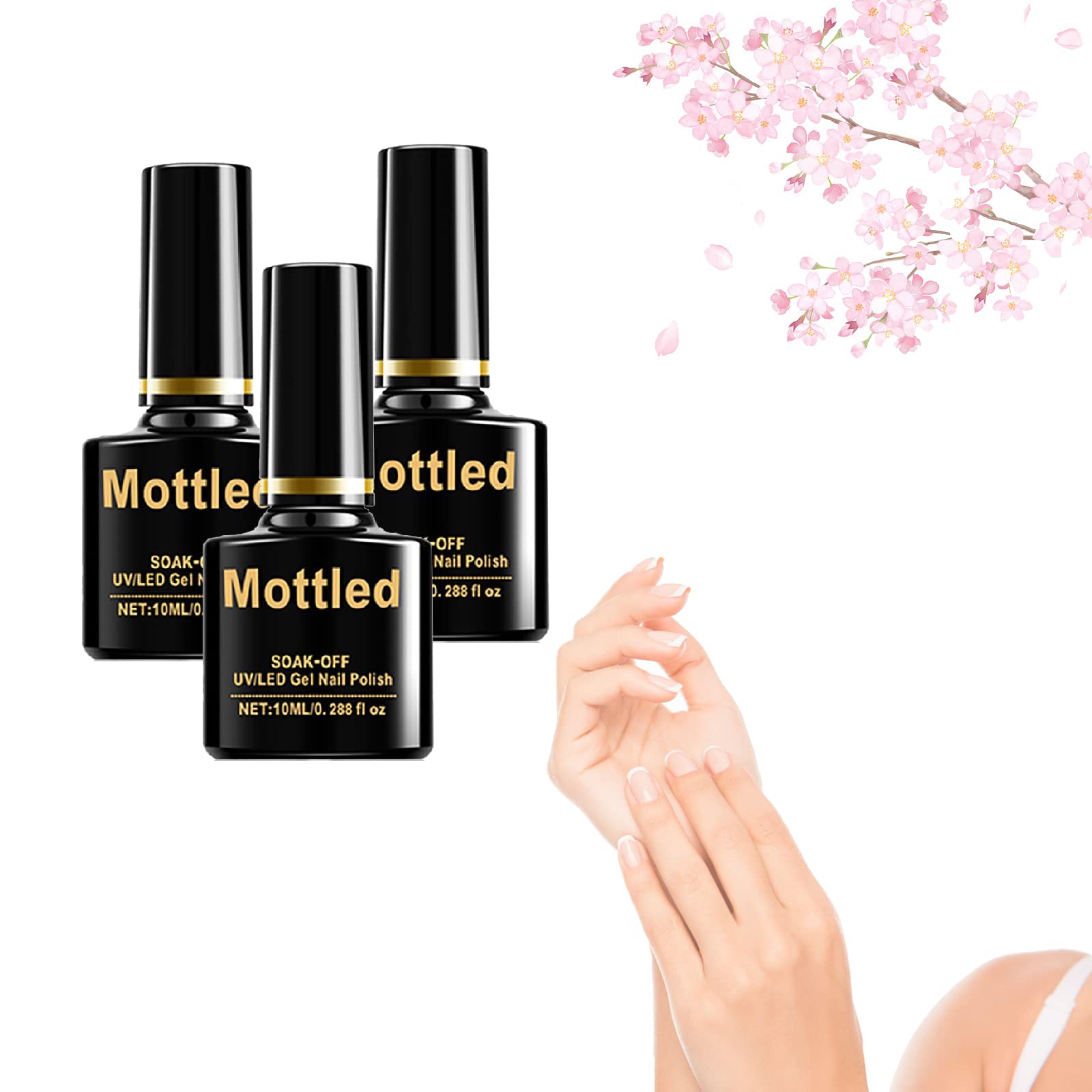 Nigehome Nail Repair & Strengthener Gel - 3PCS Base Coat for Damaged, Brittle & Mottled Nails | Professional Nail Treatment with Instant Protection | Perfect for Manicures, Nail Salons & At-Home Care