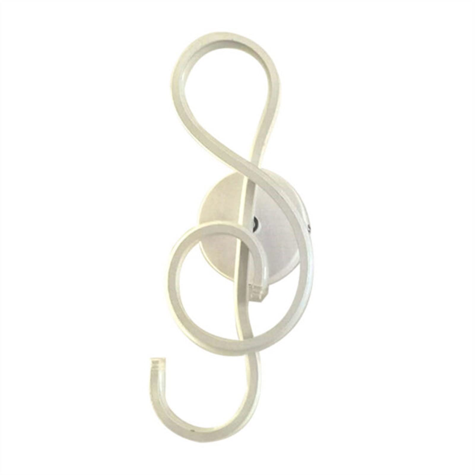 Modern LED Wall Sconce 22W - YOOUS Outdoor Wall Light with Music Note Design, Dimmable Fixture for Walkway, Bedside, Porch & Garden Lighting (US Standard) - Perfect for Patio, Hallway and Landscape Decoration