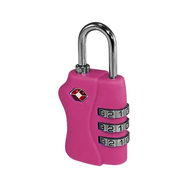 TSA Approved Combination Luggage Lock - Secure & Durable Travel Lock for Suitcases, Backpacks & Bags (Purple) - Perfect for Airports, Hotels & Cruise Vacations