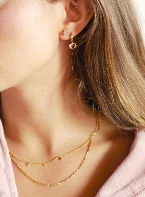 Cute Kitty Cat Hoop Earrings for Women - Trendy Animal Jewelry Gift for Cat Lovers - Perfect for Casual Wear, Parties & Everyday Fashion Accessories