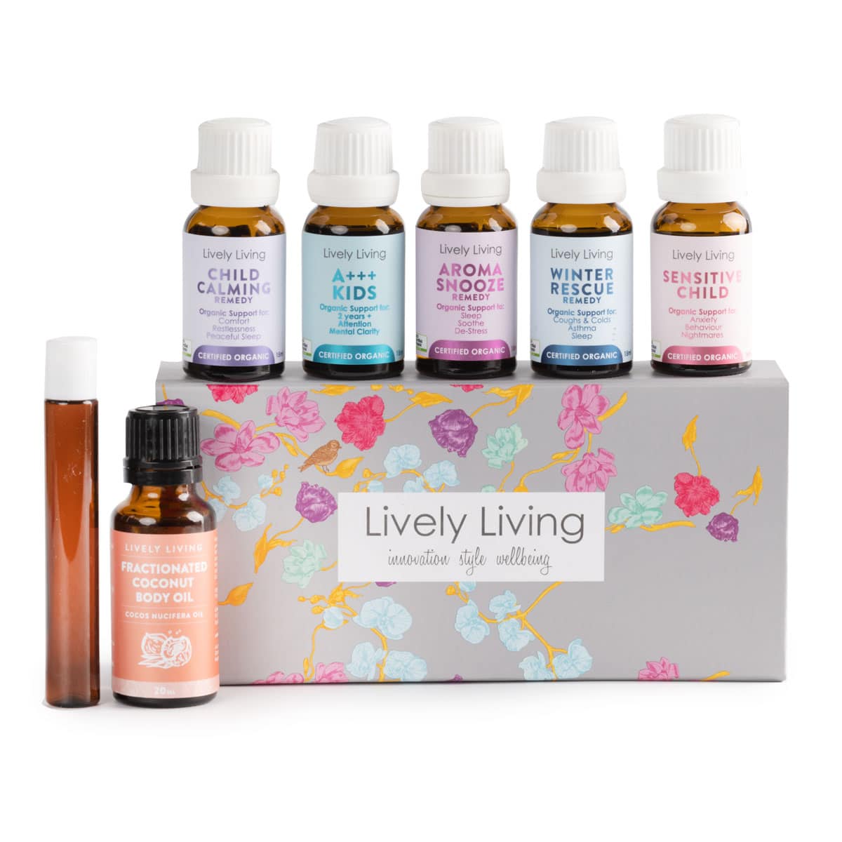 5-Pack Organic Essential Oils for Kids - 15ml Each | Safe & Natural Aromatherapy for Relaxation, Sleep & Focus | Perfect for Diffusers, Massage & Bath Time