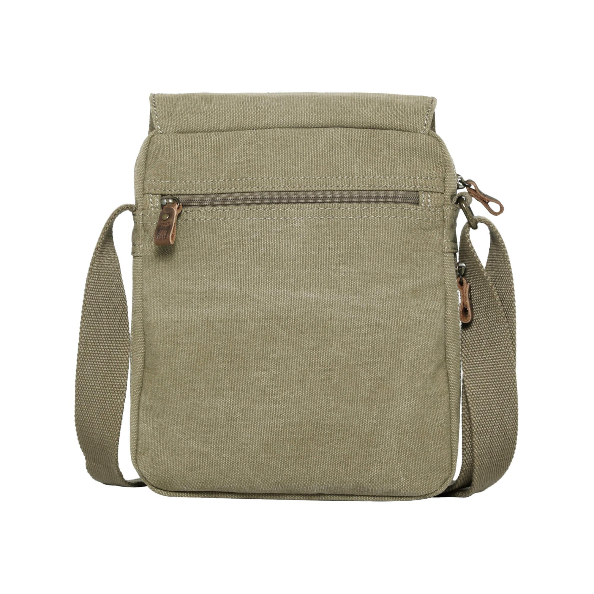 TRP0211 Troop London Classic Canvas Crossbody Bag for Men & Women - Stylish & Durable Everyday Shoulder Bag for Work, Travel & Casual Outings