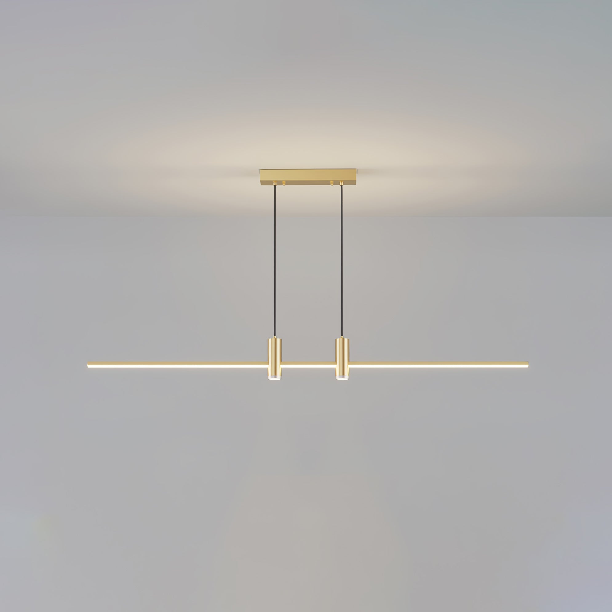 Modern Link Pendant Light Fixture - Adjustable Chain Hanging Lamp for Kitchen Island, Dining Room, or Bedroom Lighting