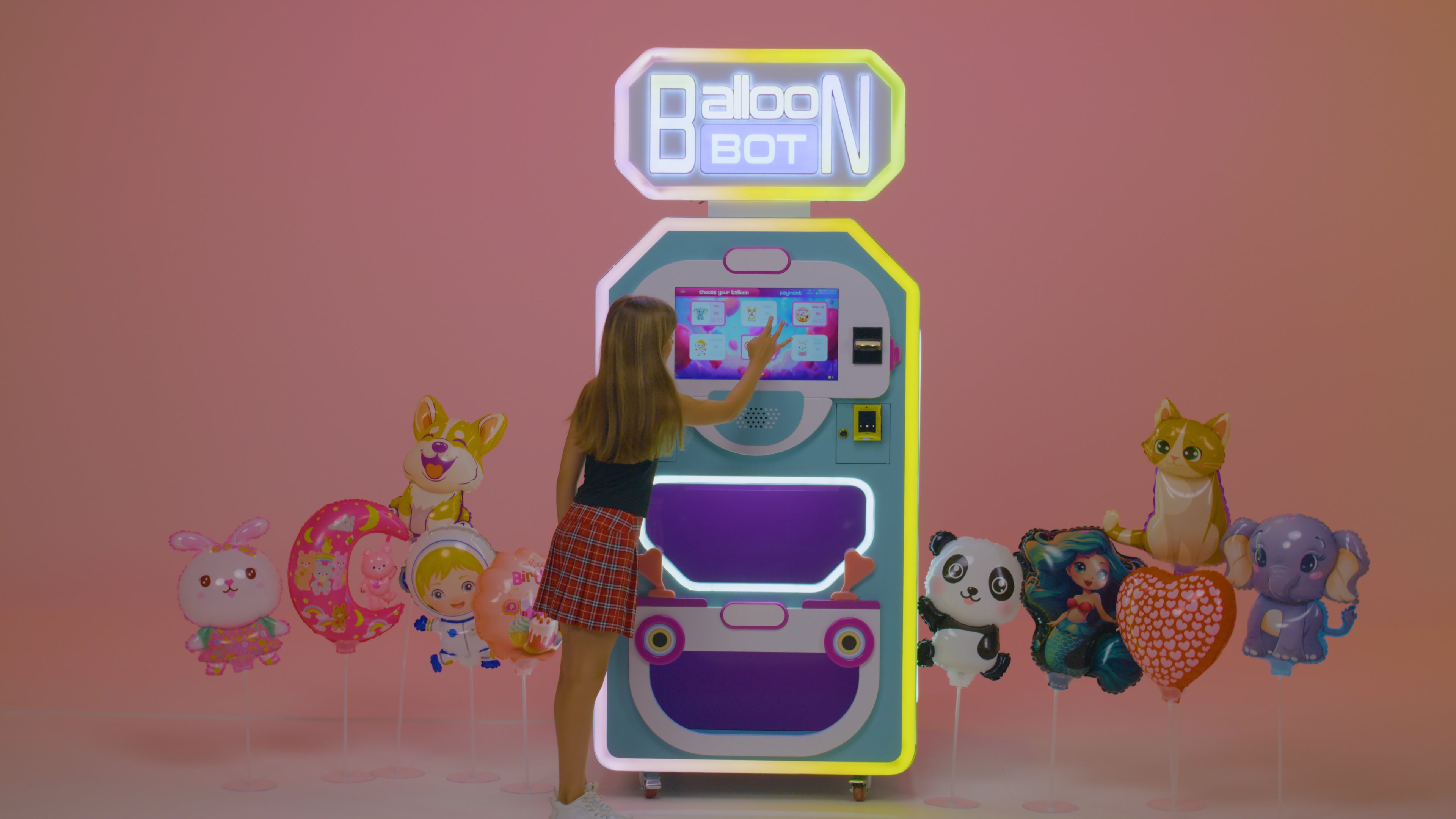 Balloon Bot Vending Machine - Automatic Balloon Dispenser for Parties, Events & Carnivals - Perfect for Birthday Celebrations & Festive Gatherings