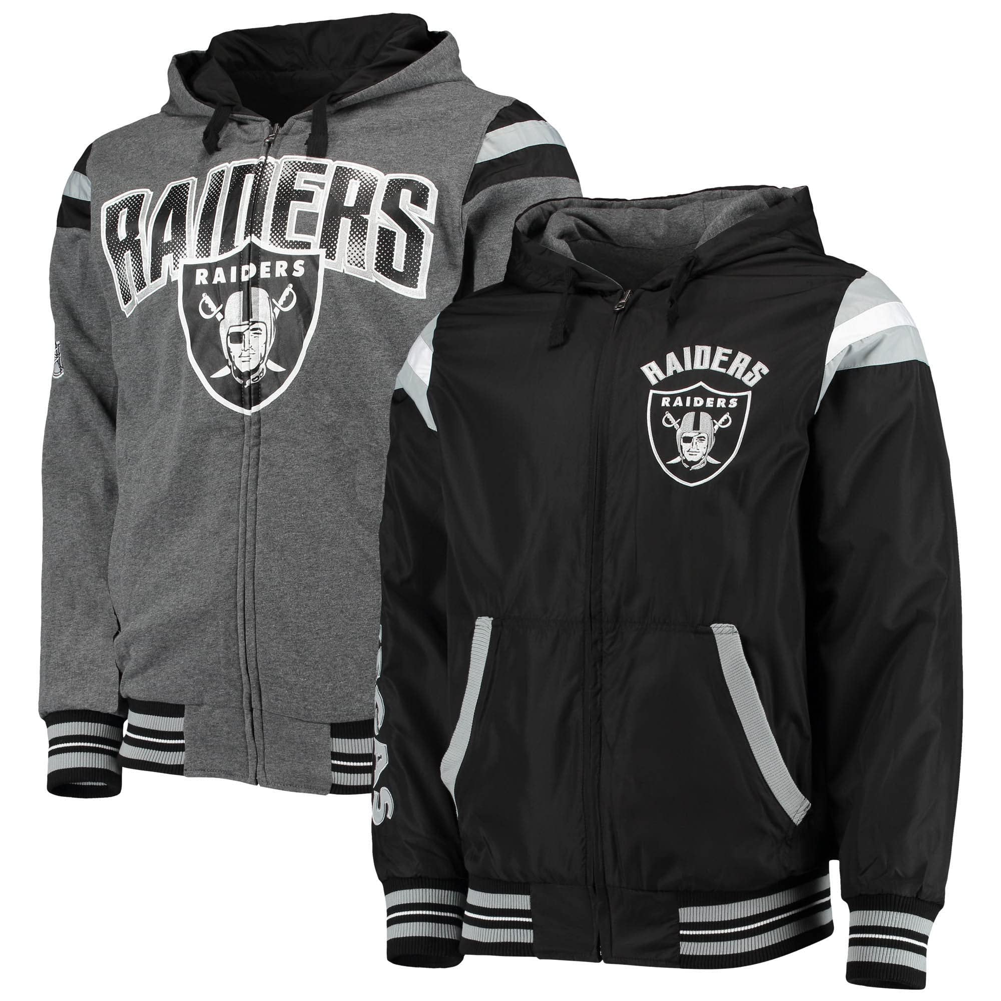 G-III Sports Men's NFL Fast Pace Reversible Full-Zip Jacket - Lightweight Windbreaker for Football Fans | Game Day, Tailgating & Outdoor Activities