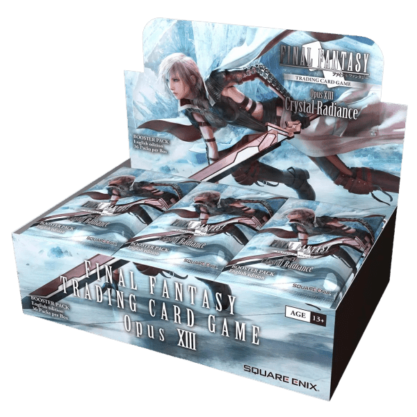 Final Fantasy TCG Opus XIII (13) Crystal Radiance Booster Box - 36 Packs for Collectors & Players | Perfect for Tournaments, Game Nights & Gift Giving