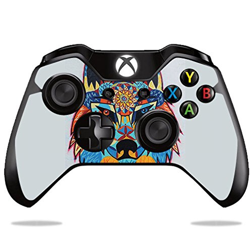 MightySkins Protective Vinyl Wrap Cover for Microsoft Xbox One & One S Controller - Wolf Design | Durable, Customizable Skin | Easy to Apply & Remove | Made in USA | Perfect for Gaming, Collectors & Personalization