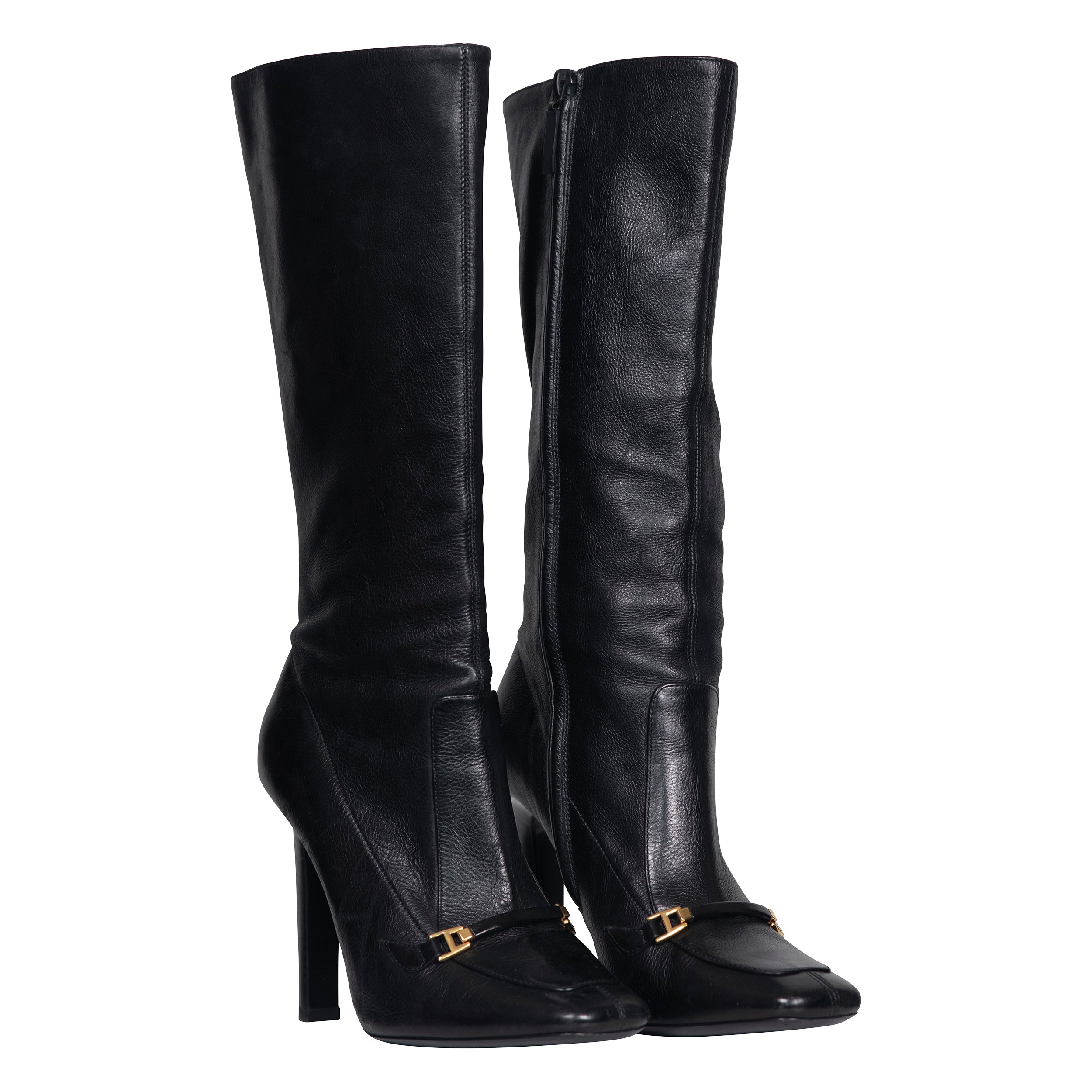 Saint Laurent Leather Ankle Boots for Women - Stylish & Comfortable Fashion Booties for Casual Wear, Office & Night Out