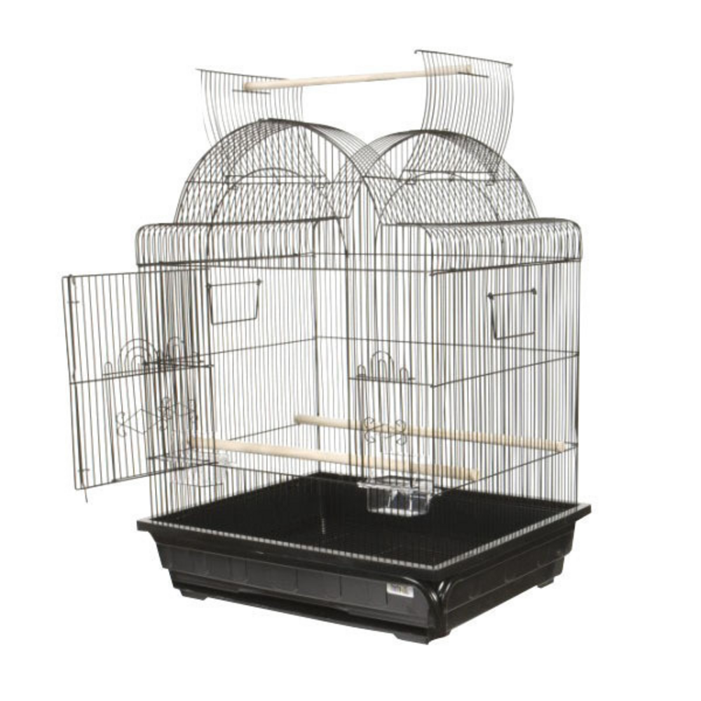Victorian Open Bird Cage for Small Birds - Decorative Antique Style Birdcage for Home Decor, Perfect for Parakeets, Canaries & Finches - Ideal for Living Room, Bedroom, or Garden Decor