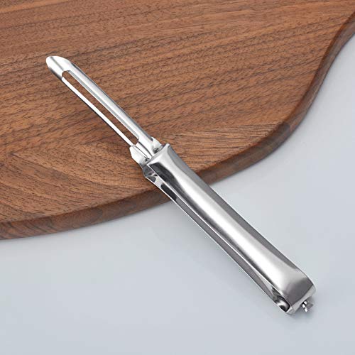Premium Stainless Steel Vegetable Peeler for Kitchen - Sharp Ergonomic Peeler for Potatoes, Carrots, Fruits & More | Perfect for Meal Prep, Salad Making & Healthy Cooking
