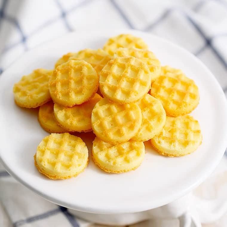 Non-Stick Silicone Waffle Mold Set - 2PCS 18/20 Cavity Mini Waffle Maker for Baking, Cake, Cookie & Chocolate - Perfect for Home Kitchen, Party Desserts & DIY Snacks