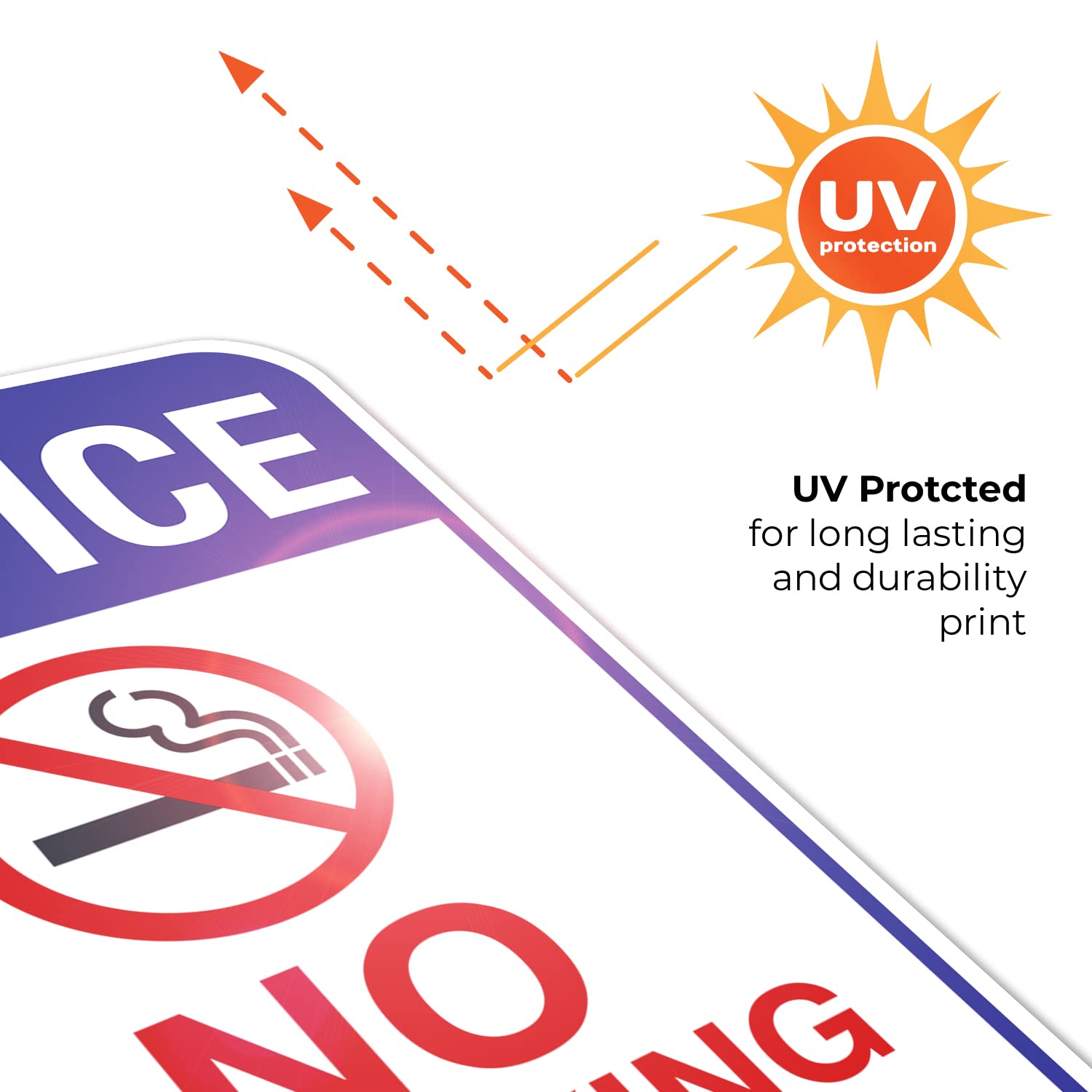 No Smoking in Pool Area Sign - 12x18 Inches Rust-Free .063 Aluminum, Fade-Resistant, Made in USA - Durable Outdoor Sign for Swimming Pools, Hotels & Public Areas