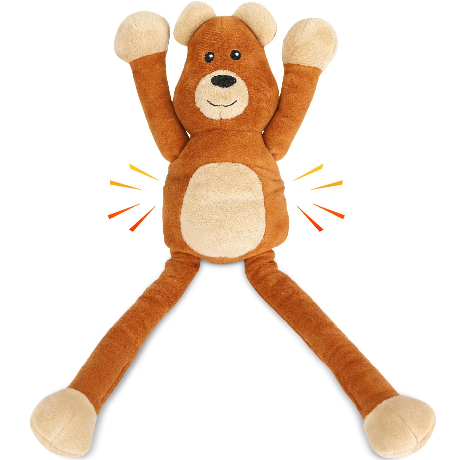 Durable Large Squeaky Dog Toys - Tough Tug-of-War Interactive Puppy Chew Toys for Small, Medium & Big Dogs | Perfect for Playtime, Training & Bonding with Your Pet