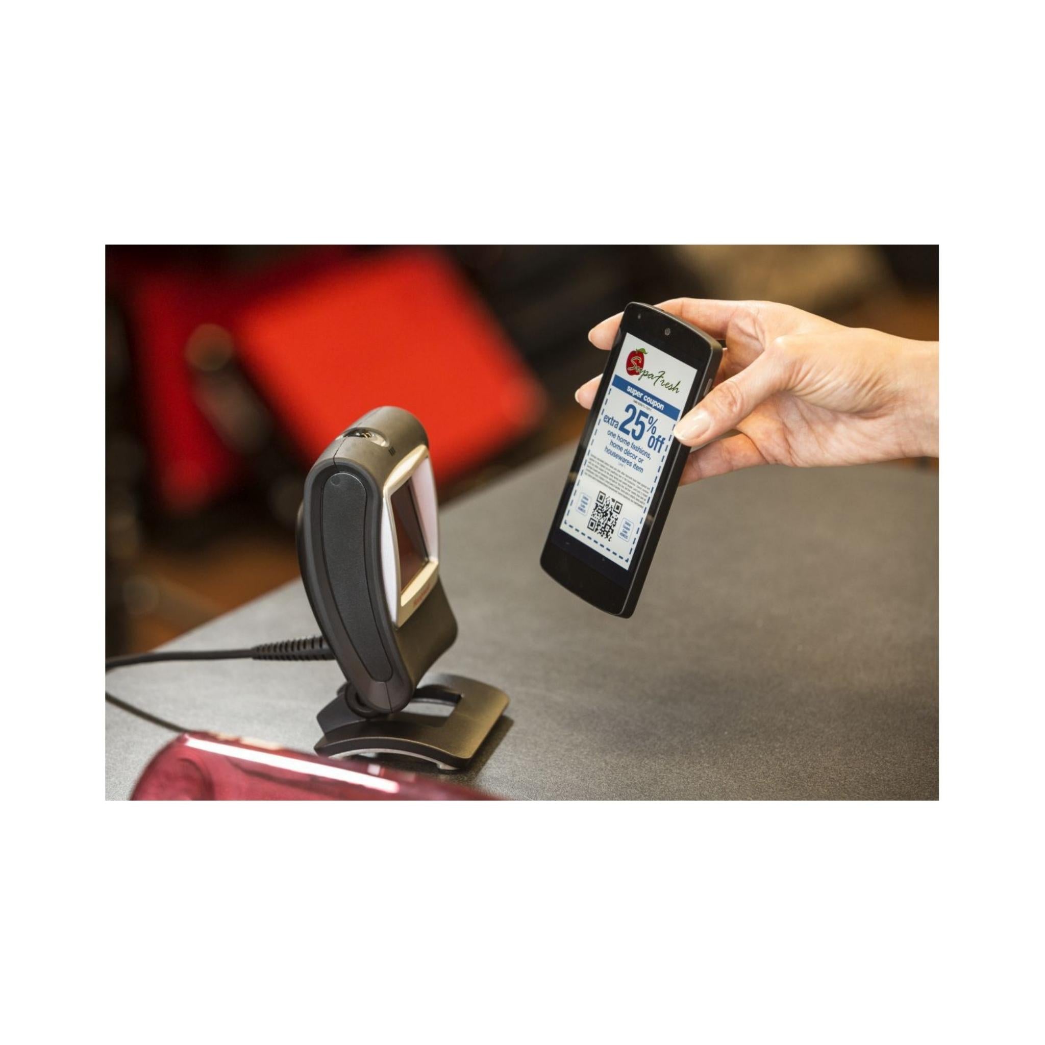 Honeywell Genesis 7580 1D/2D Barcode Scanner - High-Speed USB & Bluetooth Wireless Barcode Reader for Retail, Warehouse & Inventory Management