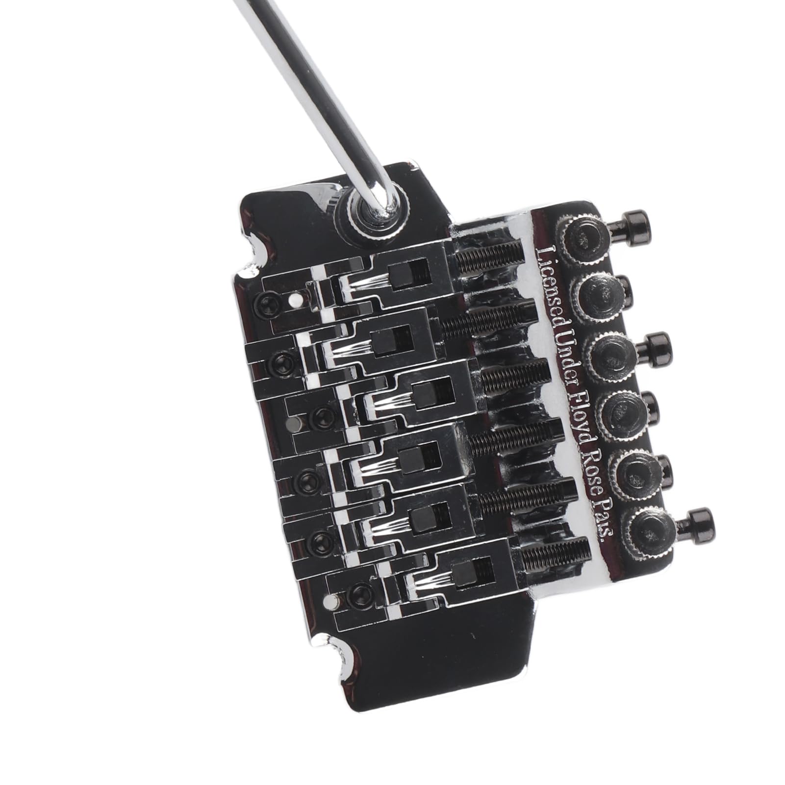 Premium Double Locking Tremolo Bridge System for ST Electric Guitar - Silver | Enhanced Tuning Stability & Sustain for Rock, Metal & Shredding Performances
