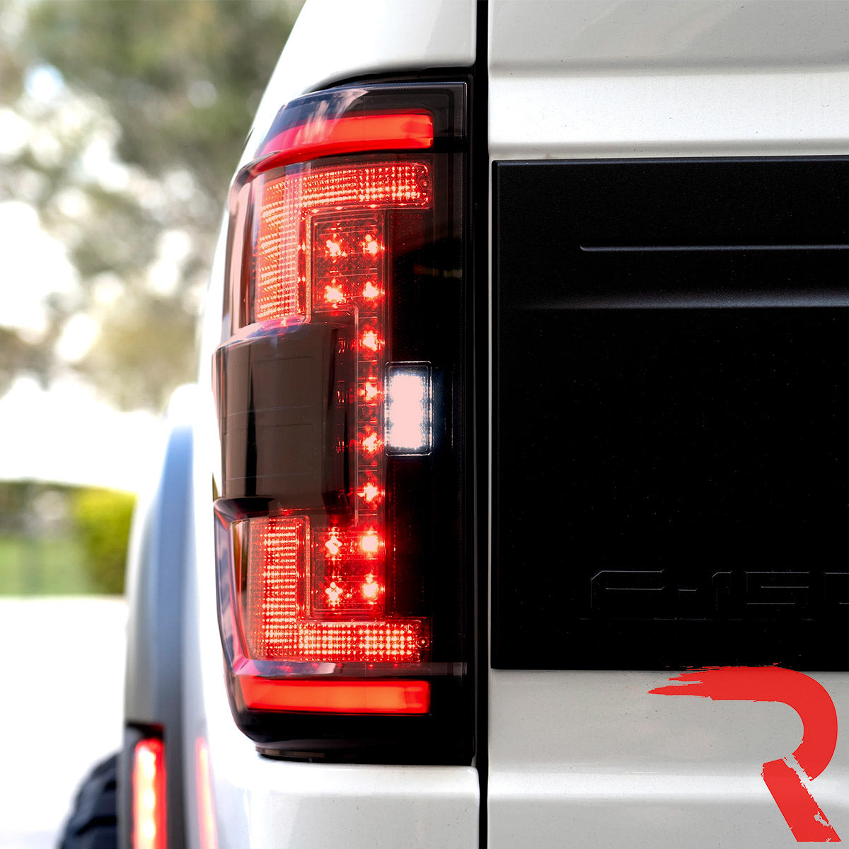 Ford F150 & Raptor 2021-2023 Ultra Bright OLED Tail Lights with Startup Animation - Direct Replacement for Factory LED Tail Lights (BLIS Compatible) - Multiple Lens Options - Upgrade Your Truck's Style & Safety for Night Driving & Off-Road Adventures