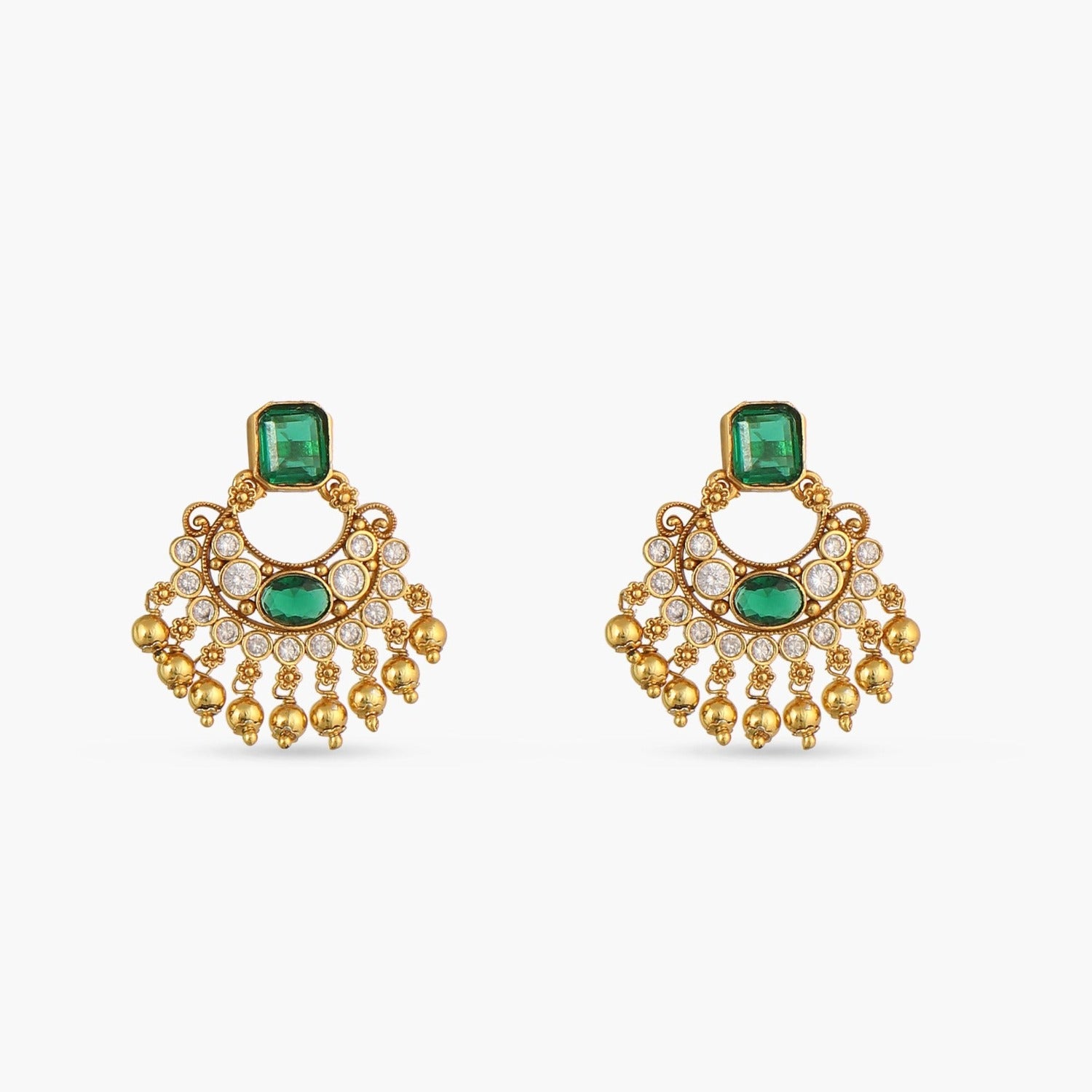 Emerald Shine CZ Choker Set - Elegant Cubic Zirconia Necklace for Women | Perfect for Parties, Weddings & Special Occasions