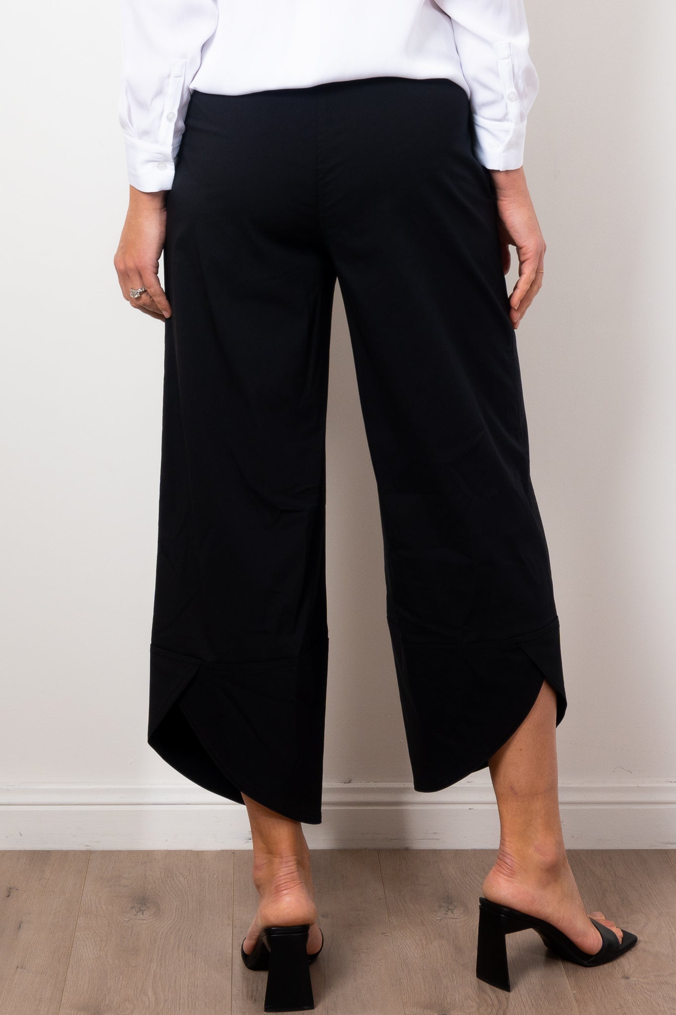 Mela Purdie Bevel Pant Microprene - High-Waist Slim Fit Work Pants for Women - Perfect for Office, Business Casual & Professional Workwear