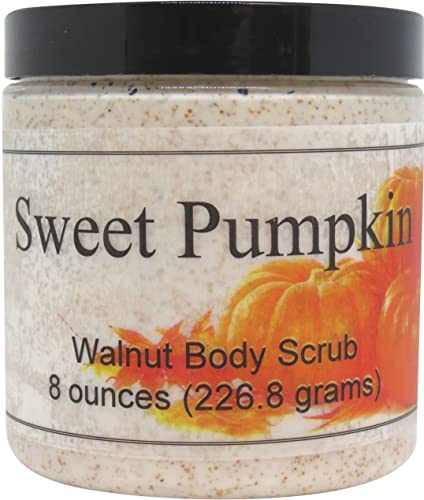 Eclectic Lady Sweet Pumpkin Walnut Body Scrub - 8 oz Exfoliating Scrub for Dry Skin, Natural Ingredients, Perfect for Fall & Winter Skincare Routine