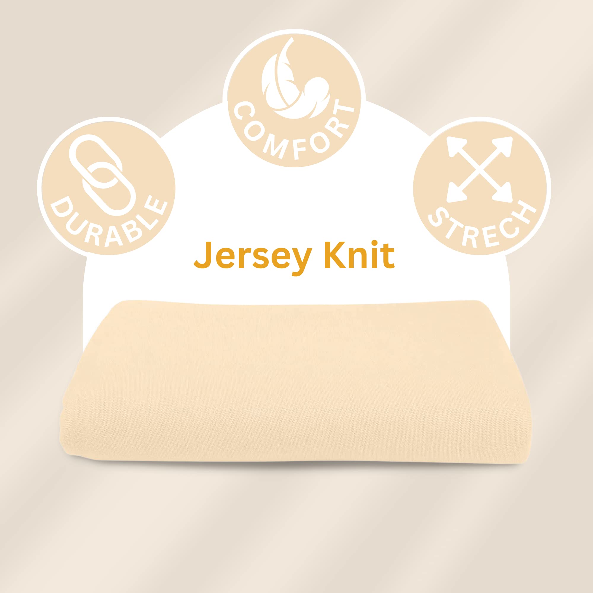 Premium Jersey Knit Fitted Crib Sheet 75