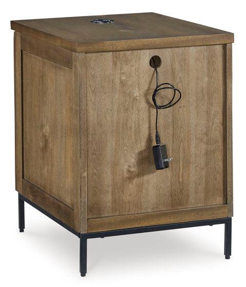 Torlanta Brown Chairside End Table T686 7 - Small Side Table for Living Room, Bedroom, Office - Perfect for Holding Lamps, Books & Drinks