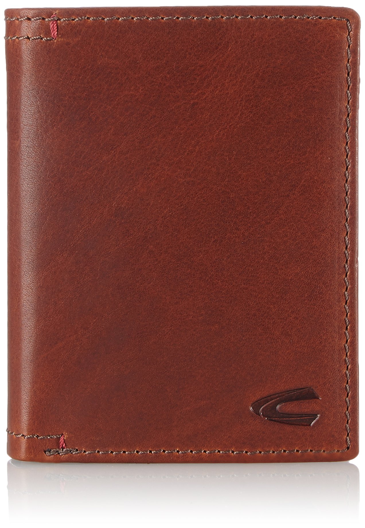Camel Active Men's Coin Pouch Wallet - Slim RFID Blocking Leather Card Holder for Cash & Credit Cards - Perfect for Travel, Gym & Everyday Use
