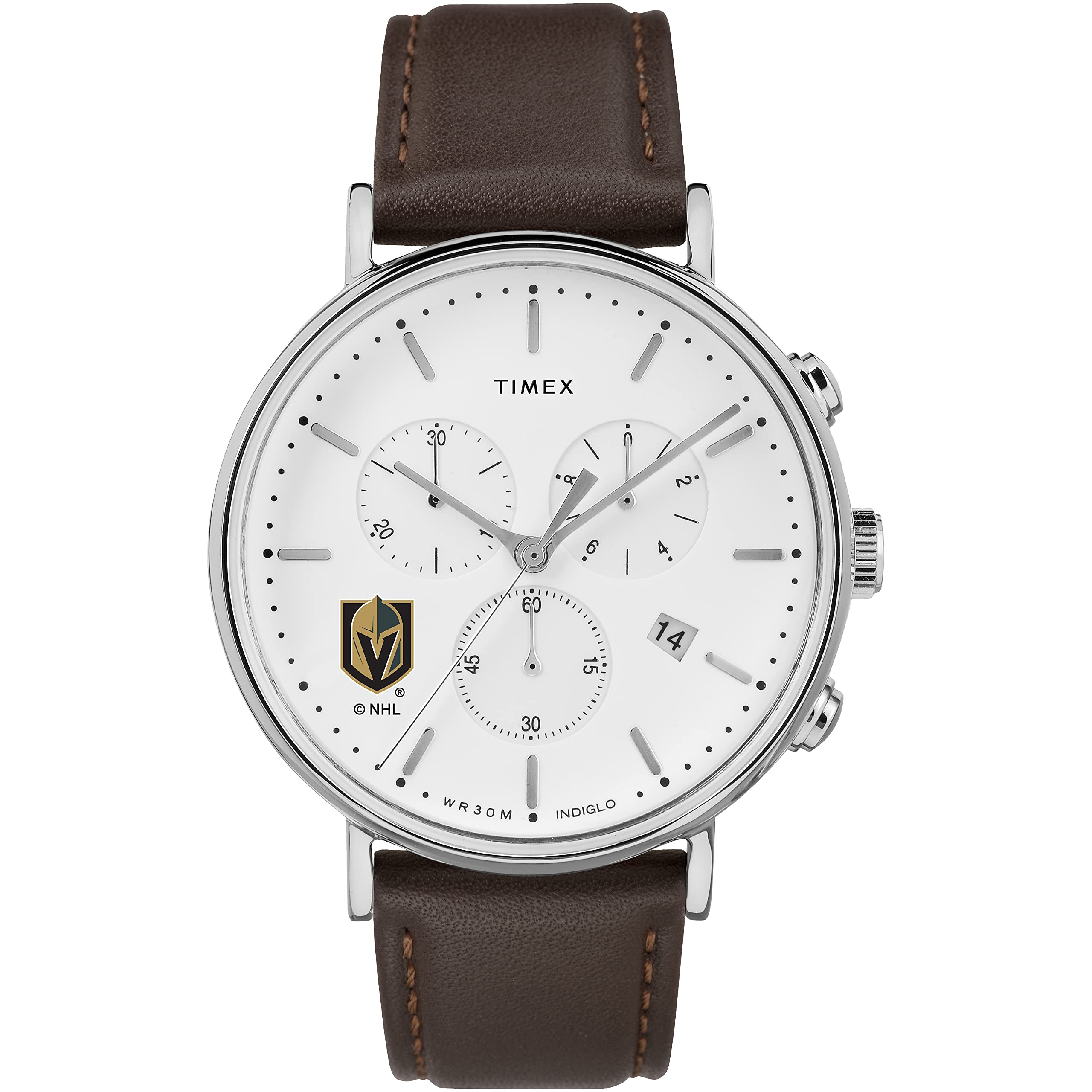 Timex Tribute 41mm Men's Leather Watch - Office & Casual Wear