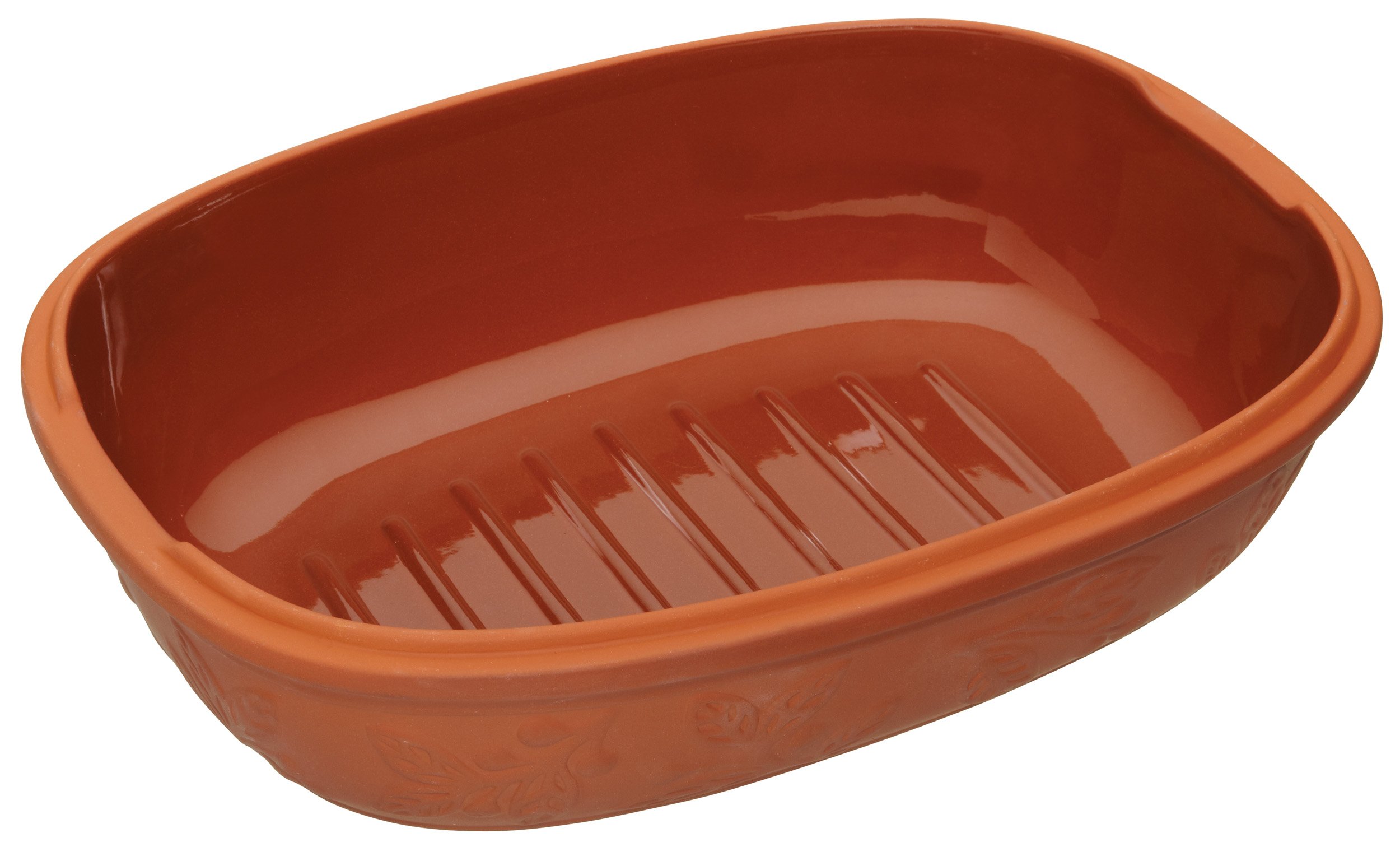 Handmade Terracotta Casserole Dish - Traditional Clay Baking Pot for Oven & Stovetop - Perfect for Lasagna, Stews & Family Dinners