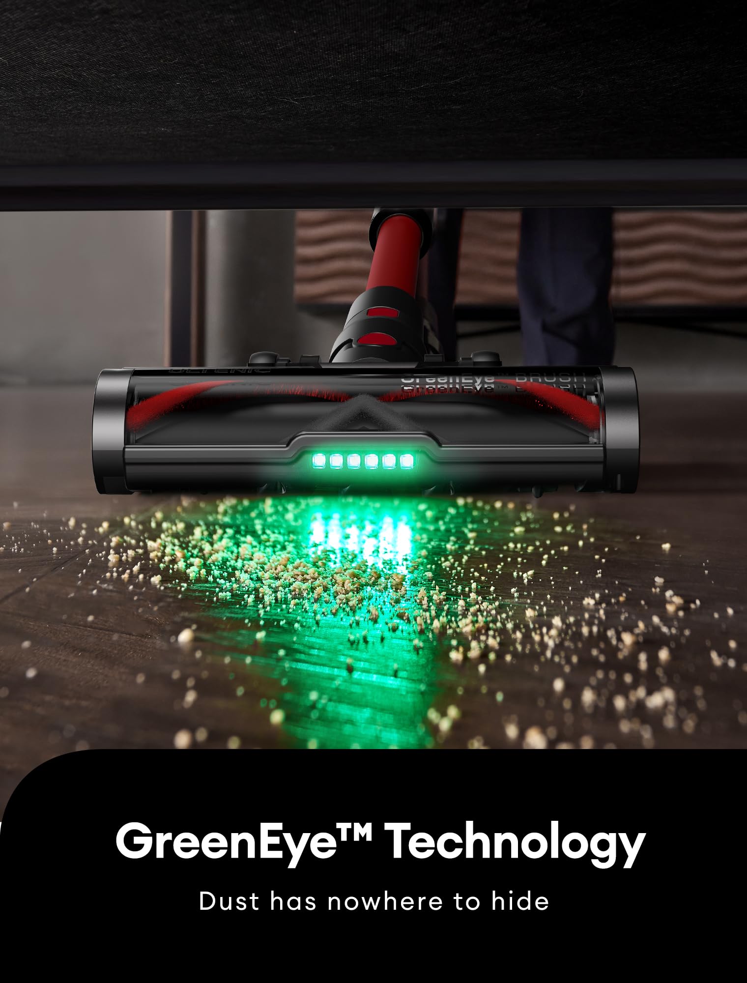 Ultenic U16 Flex Cordless Stick Vacuum Cleaner - 550W/50Kpa Powerful Suction, 60 Min Runtime, 180° Bendable Wand, Anti-Tangle Brush - Lightweight Handheld Vacuum for Pet Hair, Carpet, Hard Floors & Car Cleaning - Perfect for Home, Office & Auto Detailing