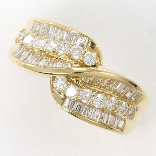 18K Yellow Gold Diamond Ring for Women - Elegant Solitaire Engagement & Wedding Band - Perfect for Proposals, Anniversaries & Special Occasions