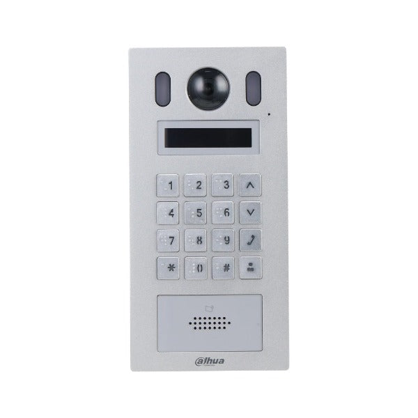 Dahua DHI-VTO6221E Outdoor Video Intercom System for Apartments - Secure Entry Access Control with HD Video & Audio - Ideal for Gated Communities, Condos, and Multi-Unit Buildings