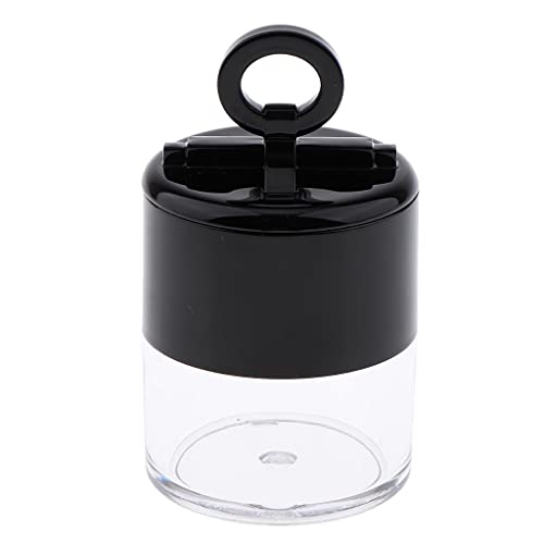 Tongina 10g Clear Plastic Empty Round Makeup Vial with Sifter & Lid - Small Cosmetic Container for Blush, Loose Powder & Travel Essentials | Perfect for DIY Beauty, Professional Makeup Artists & On-the-Go Touch Ups