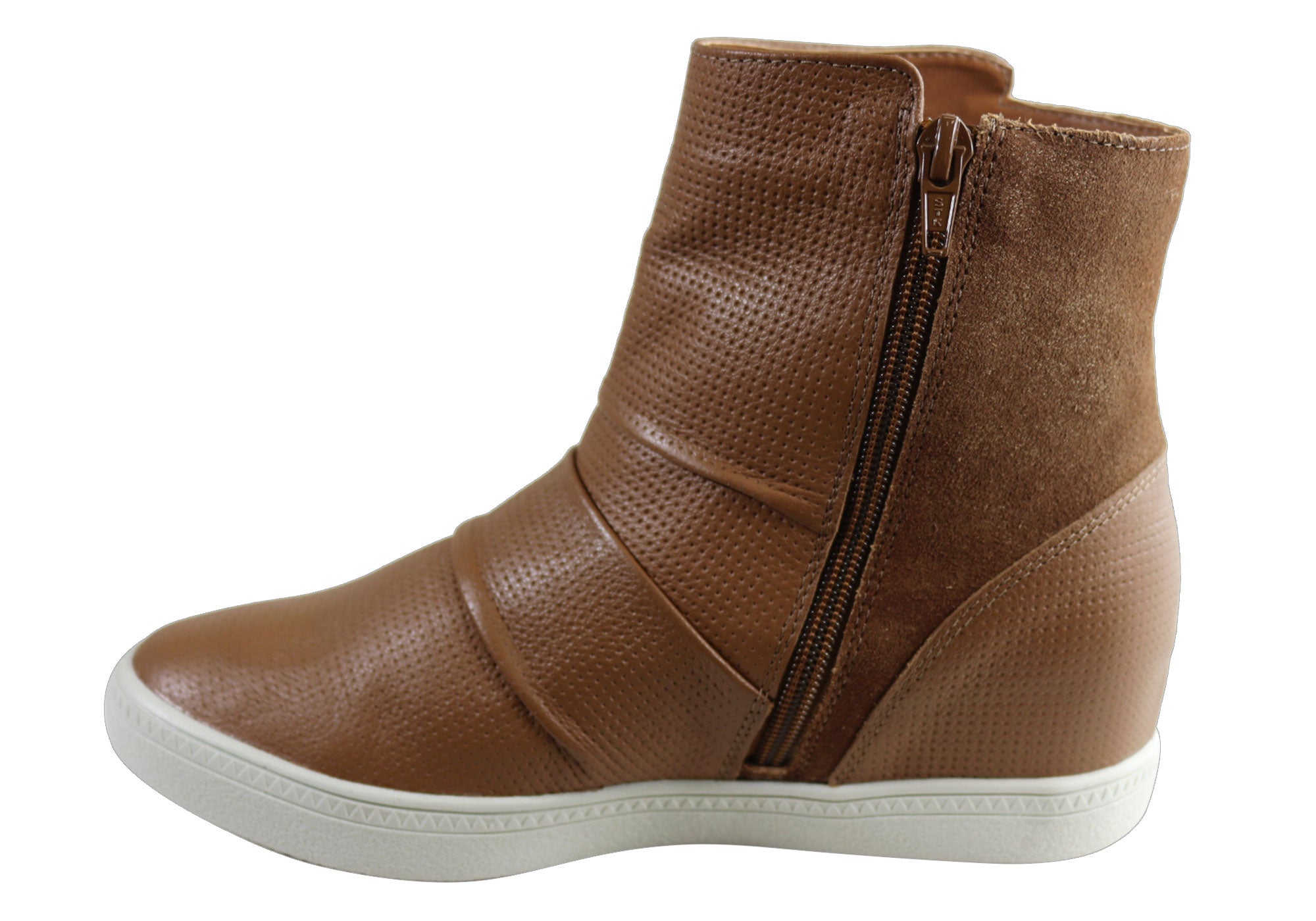 Orcade Siena Women's Comfortable Leather Ankle Boots - Made in Brazil - Stylish Casual & Office Wear for Fall/Winter