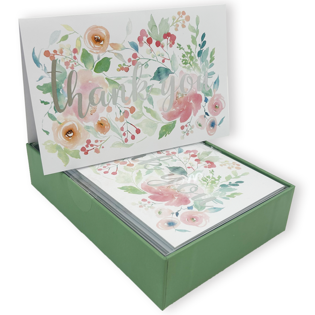 Best Floral Thank You Note Cards - Elegant Greeting Cards for Appreciation, Gratitude & Special Occasions - Perfect for Weddings, Birthdays & Thank You Gifts