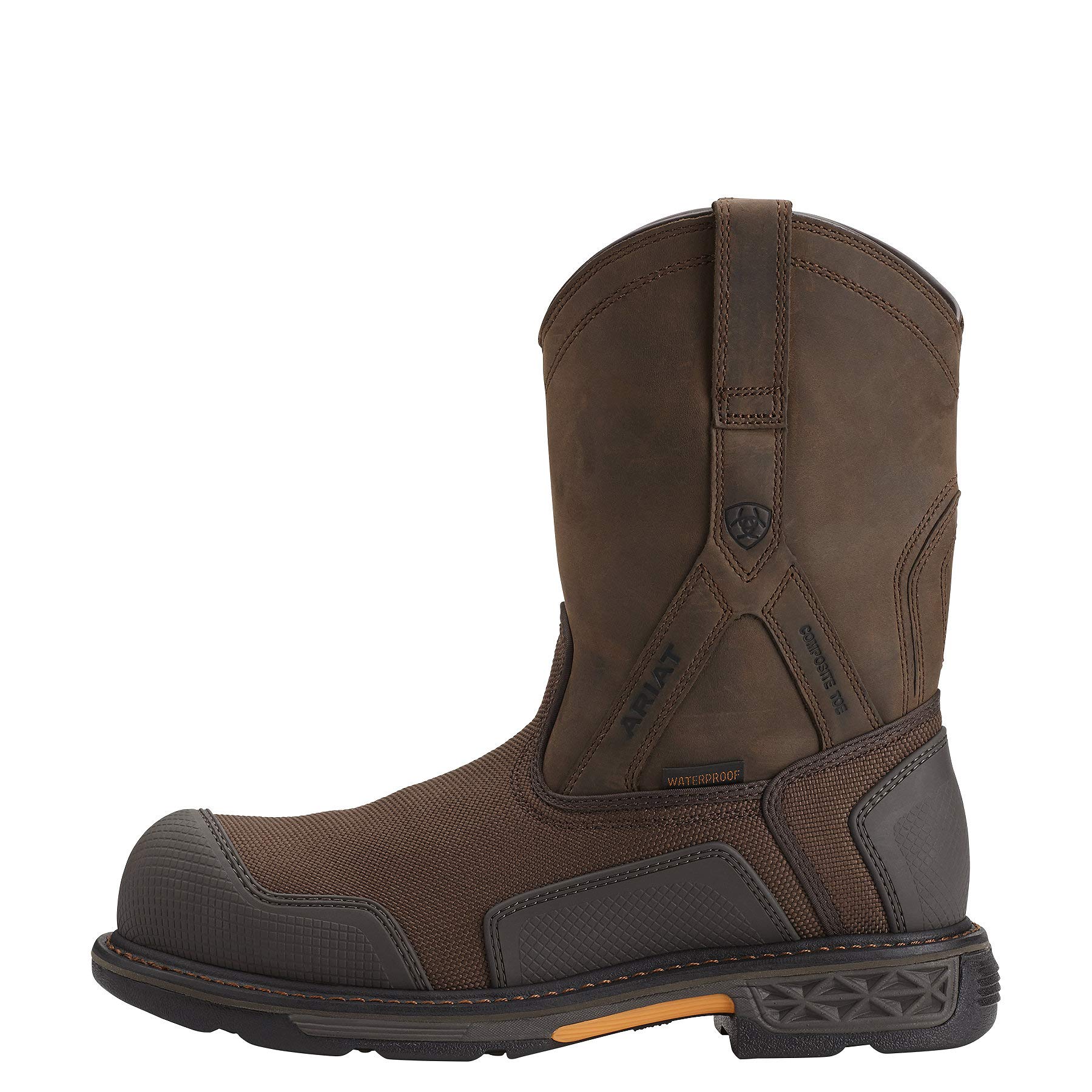 Ariat Men's Overdrive XTR Waterproof Composite Toe Work Boots - Heavy Duty Safety Shoes for Construction, Oil Rig, Outdoor & Industrial Work | Slip Resistant & Comfortable for All-Day Wear