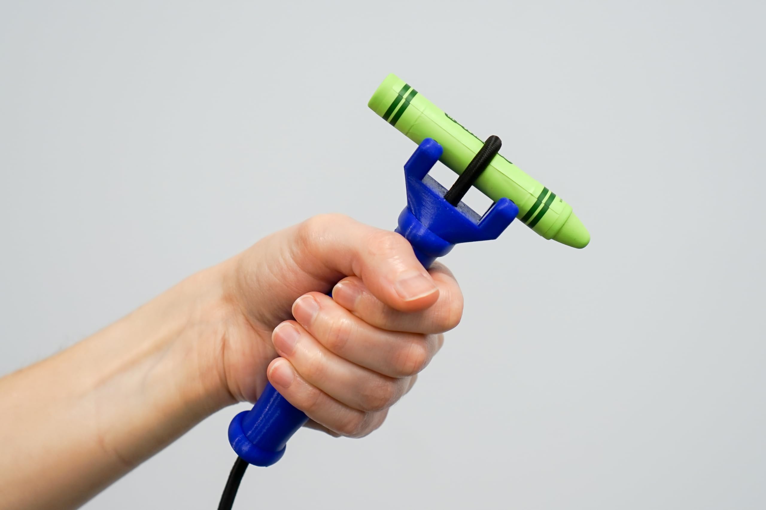Universal Handle for Hand Disabilities - Blue, Assistive Grip Aid for Daily Use