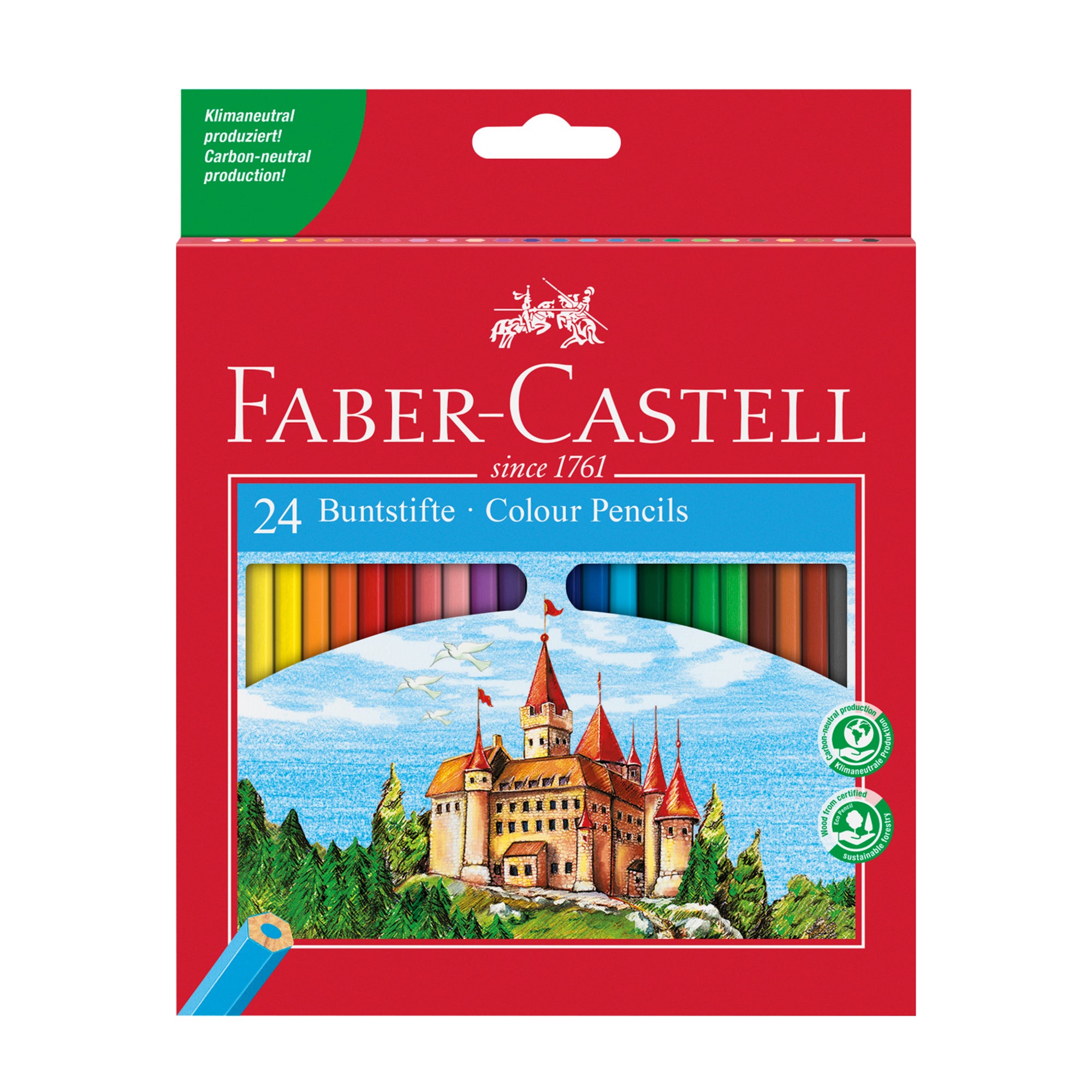 24 Pack Classic Colored Pencils - Premium Quality Artist Drawing Pencils for Kids & Adults - Perfect for Sketching, Coloring Books, School Projects & Art Classes