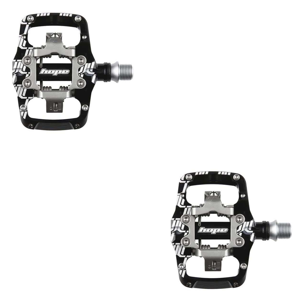 Hope Tc Union Dual-Sided Clip Bike Pedals - Purple, One Size - Perfect for Road Cycling & Indoor Spinning Workouts