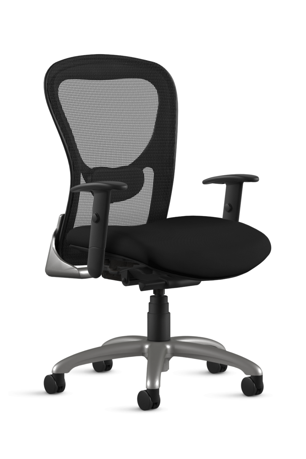 9 to 5 STRATA Mid Back Task Chair (1560) - Ergonomic Office Chair for Home & Work, Adjustable Height & Lumbar Support - Perfect for Desk Work, Gaming & Study