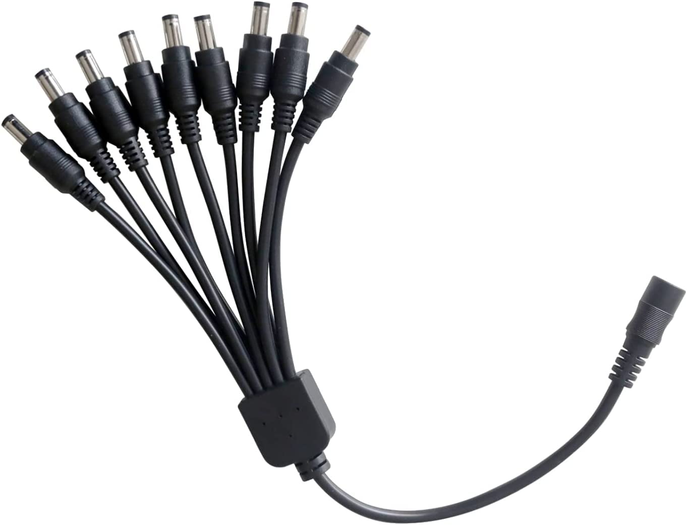 TIGERSECU 12V 5A Security Camera Power Adapter with 9-Way Splitter - 100V-240V 2.1x5.5mm Power Supply for Lorex, Samsung, Q-See, Night Owl, Swann, Annke IP & BNC Cameras - Ideal for Home & Business Surveillance Systems