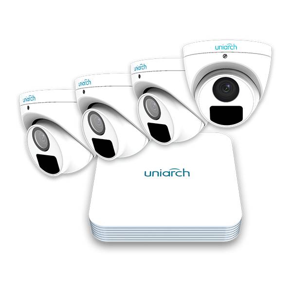 Uniarch 6MP 8 Channel CCTV Security Camera System Kit UNA 8063W - Indoor/Outdoor Surveillance for Home & Business Protection