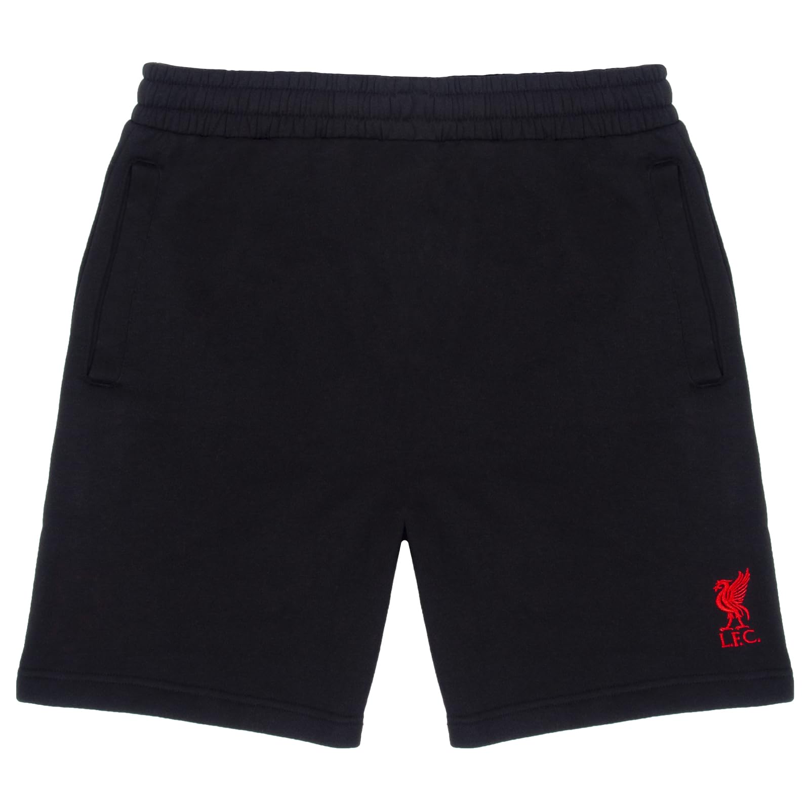 Official Liverpool FC Men's Fleece Jogger Shorts - Comfortable Football Training Pants for Fans & Players - Perfect for Workouts, Lounge & Match Day Support