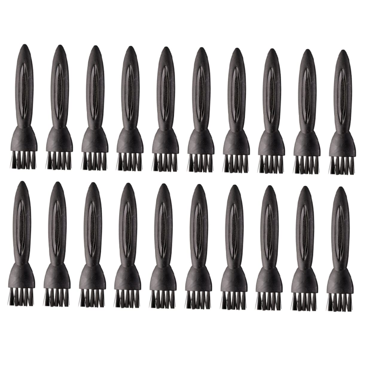 Hemoton 100pcs Electric Razor Cleaning Brushes - Replacement Charger Brushes for Men's Electric Shavers, Small ABS Black Cleaning Brush for Shaver Maintenance & Hygiene - Perfect for Home, Travel & Grooming Kits