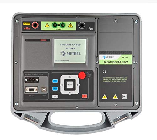 MI 3205 TeraOhmXA 5kV Digital Insulation Resistance Tester Megohmmeter - Professional Electrical Equipment Testing for Industrial and Home Use