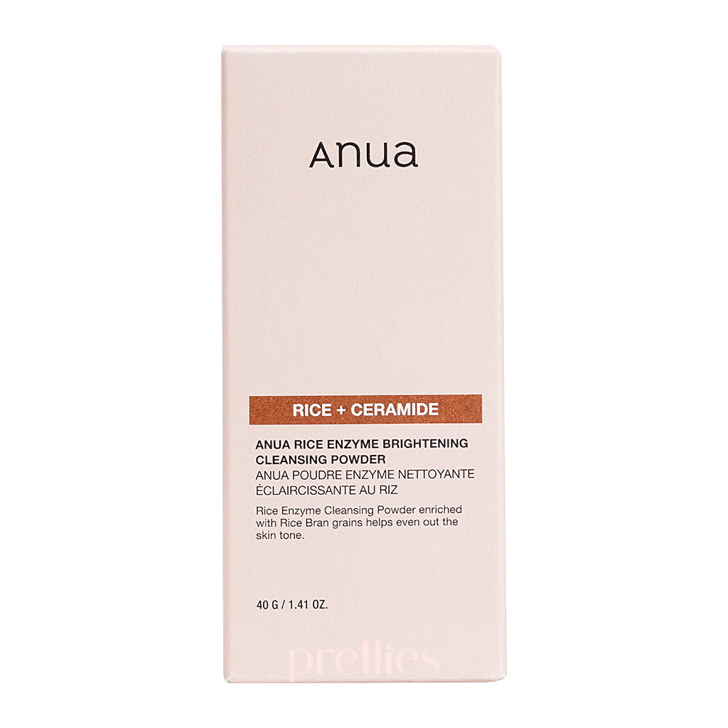ANUA Rice Enzyme Brightening Cleansing Powder 40g - Gentle Exfoliating Face Wash for Glowing Skin | Perfect for Daily Skincare Routine & Travel