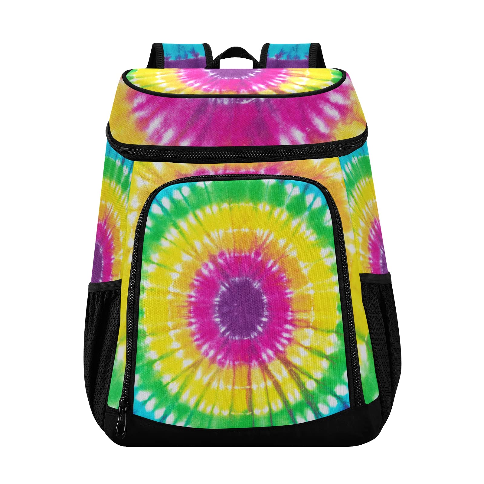 Insulated Pineapple Cooler Backpack - Leak Proof & Waterproof Beach Bag for 30 Cans - Lightweight Soft Cooler for Lunch, Picnic, Hiking, Camping - Perfect for Men & Women - Great for Outdoor Adventures, Beach Trips & Tailgating