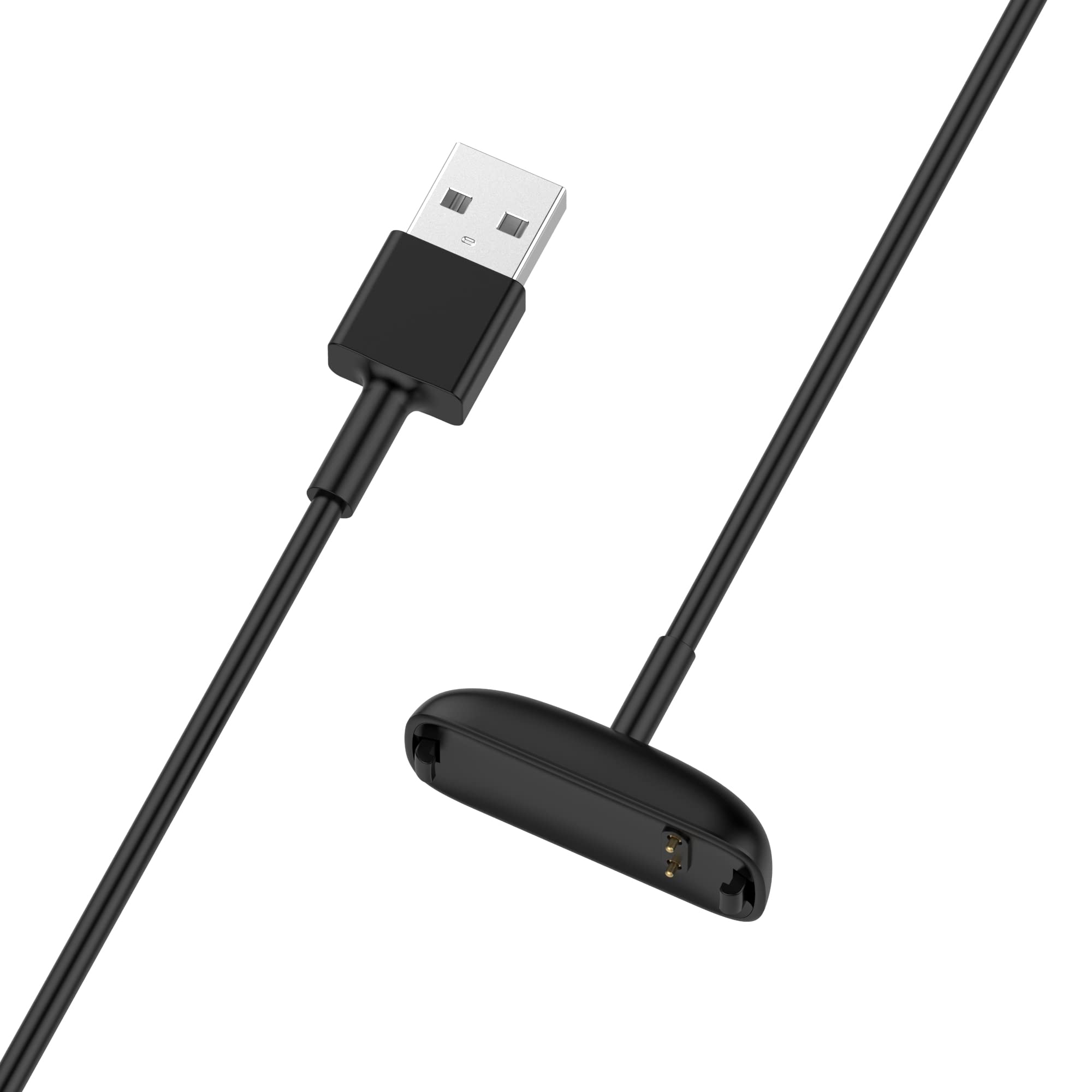 2-Pack USB Charger Cable for Fitbit Inspire 3 - 3.3ft Fast Charging Cord Dock - Compatible with Inspire 3 Fitness Tracker - Perfect for Home, Office & Travel Charging